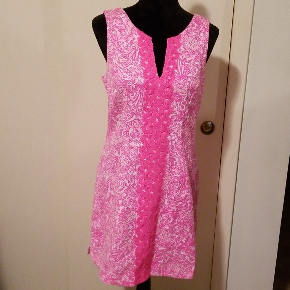 Lilly Pulitzer for Target Pink and White Mini Dress